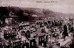 Oorlogsschade Dinant 1914